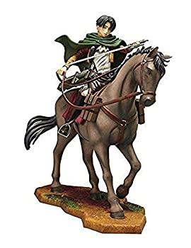 【中古】 一番くじ 進撃の巨人 -壁外調査女型捕縛作戦- B賞 リヴァイ騎馬フィギュア (プライズ)