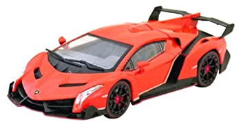 【中古】 京商オリジナル 1/43 Lamborghini Veneno (オレンジ/レッドライン) 完成品