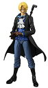【中古】 ヴァリアブルアクションHeroes ONE PIECE サボ 約18cm PVC製 塗装済み可動フィギュア
