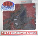【中古】 21st Century Toys America's Finest SWAT Motorcycle & Rider 12 inches(3)