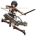 【中古】 進撃の巨人 ミカサ・アッカーマン 1/8スケール PVC製 塗装済み完成品フィギュア(3)