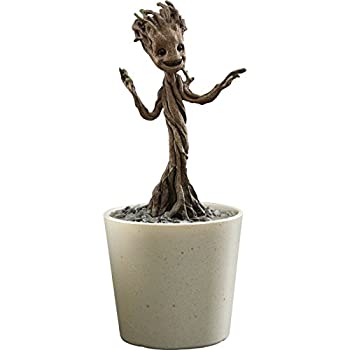 【中古】 クオーター スケール ガーディアンズ オブ ギャラクシー グルート (植木鉢版) 1/4スケール プラスチック製 塗装済み可動フィギュア