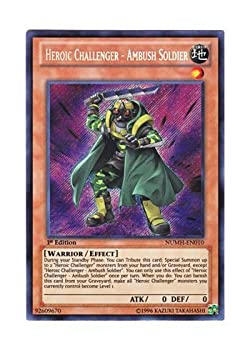 【中古】 遊戯王 英語版 NUMH-EN010 Heroic Challenger - Ambush Soldier H・C アンブッシュ・ソルジャー (シークレットレア) 1st Edition
