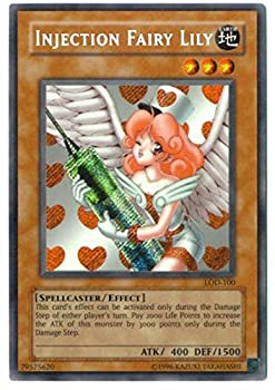 【中古】 Yu-Gi-Oh! - Injection Fairy Lily (LOD-100) - Legacy of Darkness - Unlimited Edition - Secret Rare