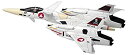 【中古】 ウェーブ 超時空要塞マクロス VF-4 ファイター形態 1/72スケール 全高約21cm 色分け済みプラモデル MC057