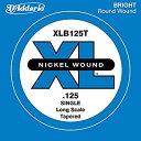 【中古】 D'Addario ダダリオ ベース用バラ弦 ニッケル Long Scale .125 XLB125T テーパーワウンド