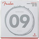【中古】 Fender フェンダー エレキギター弦 Super 250L NPS Ball End Strings (.009-.042) 3-Pack