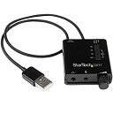 【中古】 StarTech.com USB - DACヘッドホンアンプ S PDIF対応 96kHz 24bit 2x 3.5mmミニジャック 1x 3.5mm...