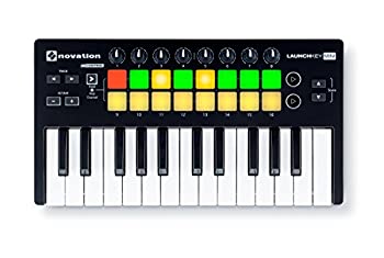 【中古】 NOVATION ノベーション MIDIキーボード コントローラー 25鍵ミニ鍵盤 LAUNCHKEY MINI MKII