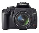【中古】(未使用品) Canon キャノン デジタル一眼レフカメラ EOS Kiss デジタル X ダブルズームキット ブラック KISSDXB-WKIT