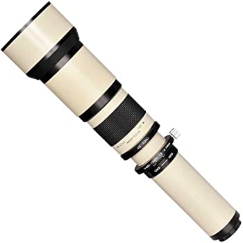 【中古】 Bower sly650C long-range 650mm-130mm F / 8望遠ズームレンズfor Canon