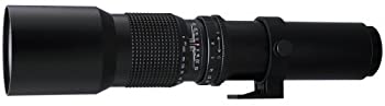 【中古】(未使用品) BOWER 500mm プリセット望遠レンズ 2倍 1000mm 付き Nikon dSLR D40 D40x D50 D60 D70s D80 D90 D3100 D