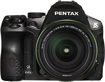 【中古】 PENTAX デジタル一眼レフカメラ K-30 レンズキット [DA18-135mmWR] ブラック K-30LK18-135 BK 15637