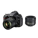 【中古】(未使用品) Nikon ニコン デジタル一眼レフカメラ D600 ダブルレンズキット 24-85mm f/3.5-4.5G ED VR/50mm f/1.8G付属 D600WLK
