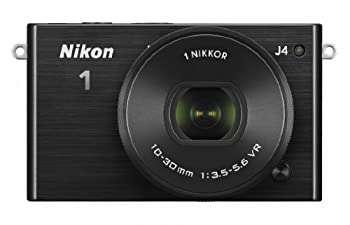 【中古】 Nikon ニコン ミラーレス一眼 Nikon ニコン 1 J4 標準パワーズームレンズキット ブラック J4HPLKBK