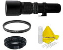 【中古】 Bower 500mm望遠レンズfor PENTAX K1000 K2000 K200d k-500 K100d K 50K 30K-20d K-7 K-5 K-5II K-5IIs K-3II K(2)