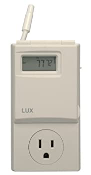 š Lux WIN100 Automatic Heating &Cooling 5-2 Day Programmable Outlet Thermostat Compatible with Portable A/C Fans and Spac