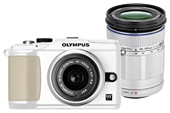 【中古】 OLYMPUS オリンパス ミラーレス一眼 E-PL2 ダブルズームキット ホワイト E-PL2 TLKIT WHT 【中古】 OLYMPUS オリンパス ミラーレス一眼 E-PL2 ダブルズームキット ホワイト E-PL2 TLKIT WHT