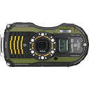 【中古】(未使用品) PENTAX 防水デジタルカメラ PENTAX WG-3GPS グリーン 1cmマクロ マクロスタンド付属 電子コンパス サブLCD Qi規格 PENTAX WG-3GPSGR 12663