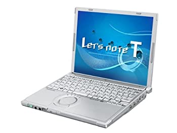 【中古】 パナソニック Let's note T8 CF-T8GW1AAS Core2 Duo 1.40Ghz/160GB/2GB/無線LAN/XP ProリカバリCD付