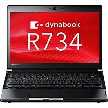 【中古】 東芝 dynabook R734/M PR734MAF44BAD7X Windows 7 Professional 13.3インチ Core i5-4310U メモリ 4GB HDD 500GB 無線LAN WEBカメラ