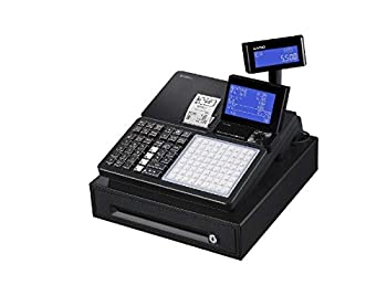【中古】 カシオ 電子レジスター ブラックCASIO SR-C550-4SBKブラック (4部門) SR-C550-4SBK