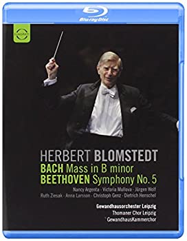 【中古】 ヘルベルト・ブロムシュテット バッハ ロ短調ミサ ベートーヴェン 交響曲第5番 運命 [輸入盤] [Blu-ray] trmt-1-10246284 バリューコネクト パッケージ画像