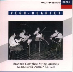 【中古】 ブラームス 弦楽四重奏曲集(全曲)
