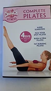 【中古】(未使用品) Crunch Super SlimDown Complete Pilates Ellen Barret 4 DVD Set