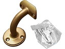 【中古】 WAKI ぬくもり手すり35 受金具B HIB531壁受 ゴールド(2)