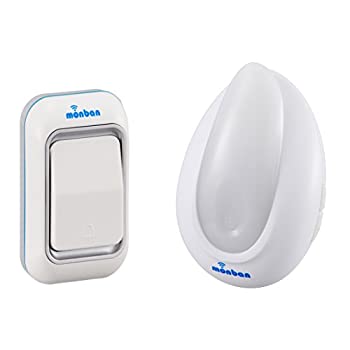 【中古】 ワイヤレスチャイム AC式受信機 押しボタンセット