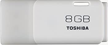 【中古】(未使用品) TOSHIBA USBメモリ 8GB USB2.0 キャップ式 ホワイト TNU-A008G