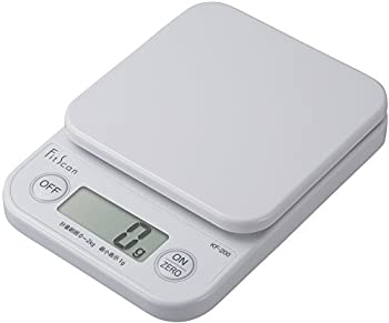 【中古】 タニタ クッキングスケール キッチン はかり 料理 デジタル 2kg 1g単位 ホワイト KF-200 WH