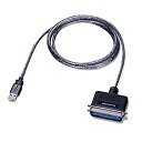 【中古】 ELECOM エレコム USB to パラレルプリンタケーブル 1.8m グラファイトUC-PGT