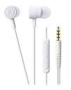 【中古】 audio technica オーディオテクニカ iPod/iPhone/iPad専用カナル型イヤホン ホワイト ATH-CKL220i WH(2)