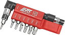 【中古】 JTC 8PCS L型レンチ付穴開きスタービットセット トルクスネジ用 いじり止め JTC5358(2)