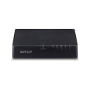 【中古】 BUFFALO バッファロー 10/100Mbps対応 プラスチック筺体 AC電源 5ポート ブラック スイッチングハブ LSW4-TX-5EPL/BKD(2)