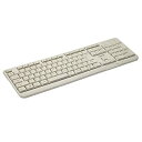 【中古】 3R 108キーUSBキーボード ホワイト 3R-KCKB04UWT