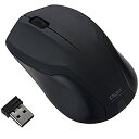 【中古】 Digio2 マウス 無線 静音 3ボタン BlueLED ブラック 48306