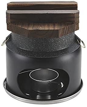 【中古】 パール金属 釜飯 ご飯鍋 1合 炊き 蓋 コンロ付 セット ストロングマーブル 炊飯器 懐石 H-5364