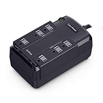 【中古】 CyberPower 無停電電源装置 (常時商用給電 矩形波出力) 375VA 255W CP375JP ブラック