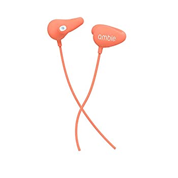  ambie sound earcuffs (アンビー サウンドイヤカフ) (Stamp Orange) イヤホン リモコン付 通話 イヤフォン 有線 ながら聞き 耳にいれない