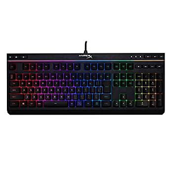 【中古】 日本語配列 HyperX Alloy Core RGB ゲーミングキーボード ゲーマー向け LEDバックライト 耐水性 HX-KB5ME2-JP ( 4P4F5AJ#ABJ )