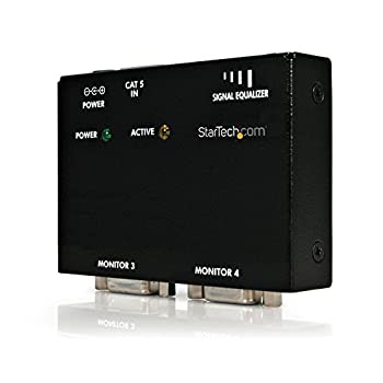 【中古】 StarTech.com VGAディスプレイエクステンダー用受信機 Cat5ケーブル以上を使用 VGAビデオ延長器用リモートレシーバ ST121R