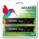 【中古】 Adata デスクトップ用 DDR3メモリー 8GB (2x4GB) DDR3 1600 PC3 RAM AX3U1600GC4G9-2G(2)