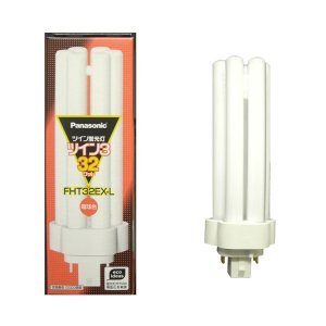 【中古】 パナソニック 10個セット コンパクト形蛍光灯 32W 3波長形電球色 ツイン蛍光灯 ツイン3(6本束状ブリッジ) FHT32EX-L_set