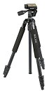 【中古】 SLIK 三脚 スプリント PRO II 3WAY BK N 4段 旅行用三脚 106518
