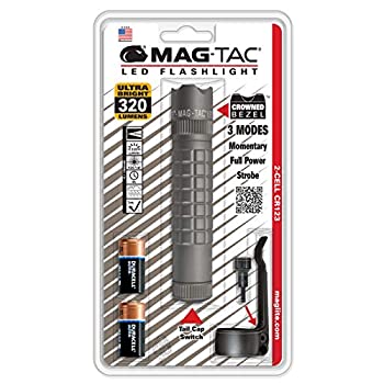 【中古】 MAG-LITE (マグライト) 懐中電灯 マグタック LED クラウンベゼル SG2LRC6 アーバングレー
