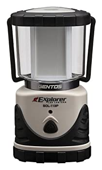 【中古】 GENTOS ジェントス LED ランタン 【明るさ350ルーメン 実用点灯14時間 防滴】 ライトモカ SOL-113P