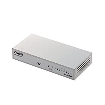 【中古】 エレコム スイッチングハブ ギガビット 8ポート マグネット付き 電源内蔵 金属筺体 EHC-G08MN-HJW 【中古】 エレコム スイッチングハブ ギガビット 8ポート マグネット付き 電源内蔵 金属筺体 EHC-G08MN-HJW